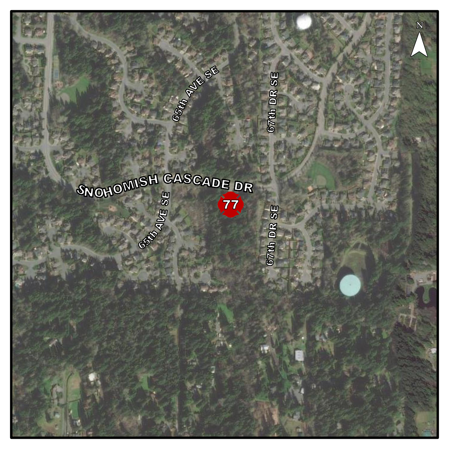This is Station 77 - Gold Creek Station Map