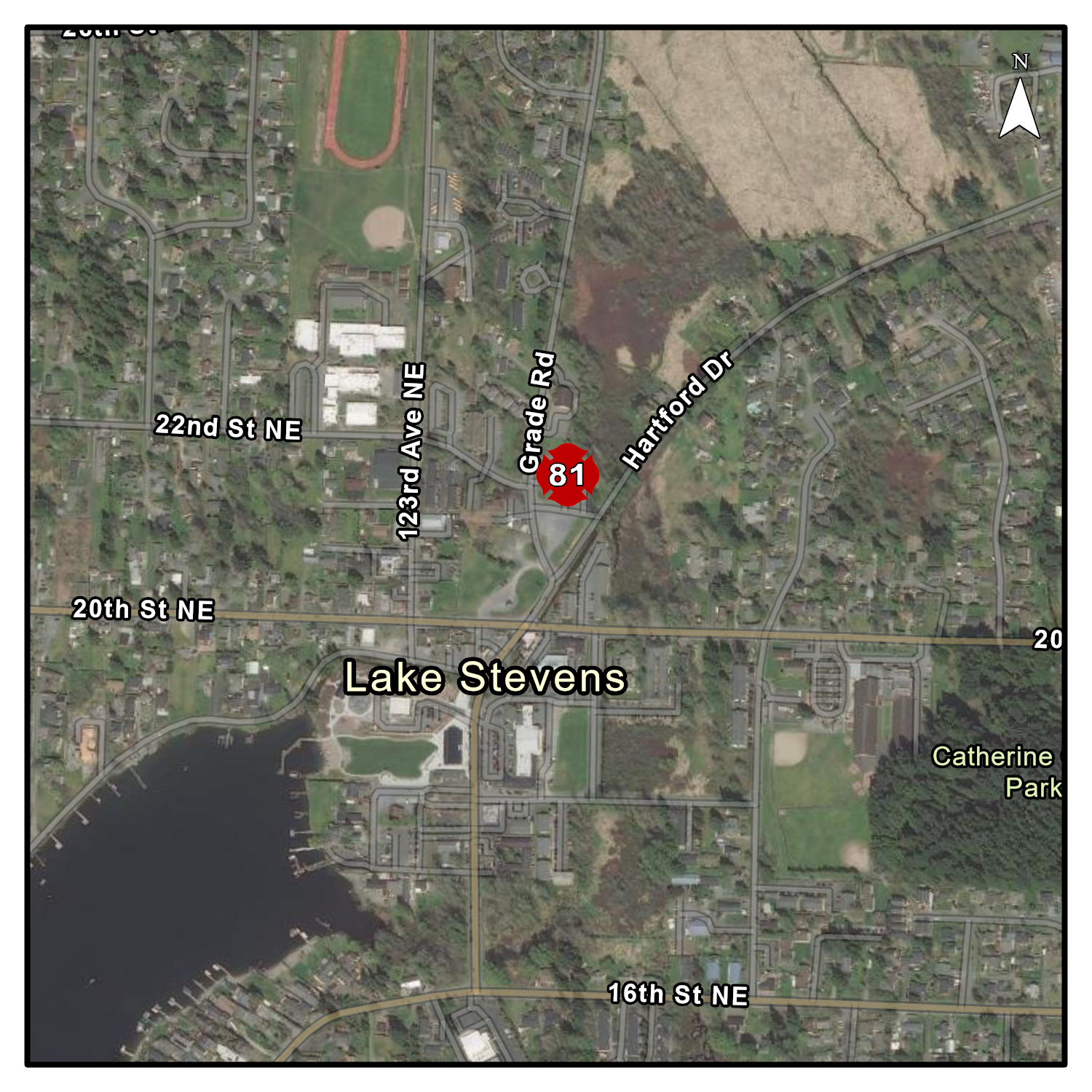 This is Station 81 - Lake Stevens Station Map