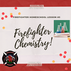 This is the lesson logo for Firefighter Chemistry