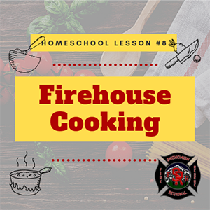 This is the lesson logo for Firehouse Cooking.