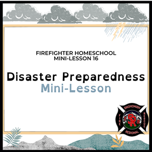 This is the lesson logo for Disaster Preparedness